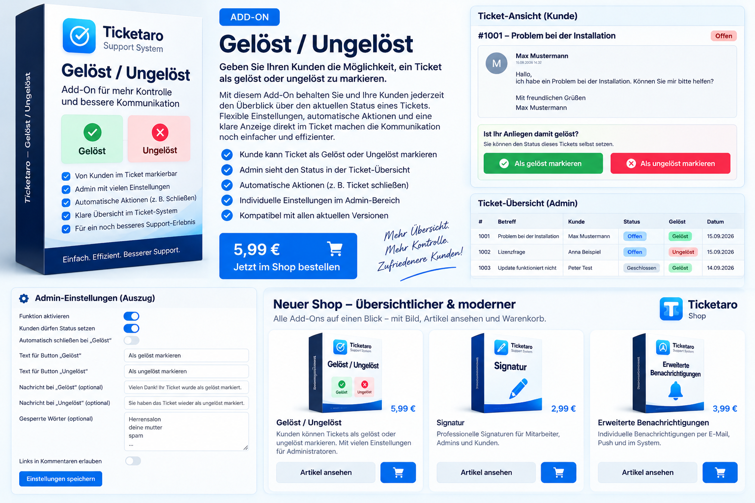 Gelöst / Ungelöst