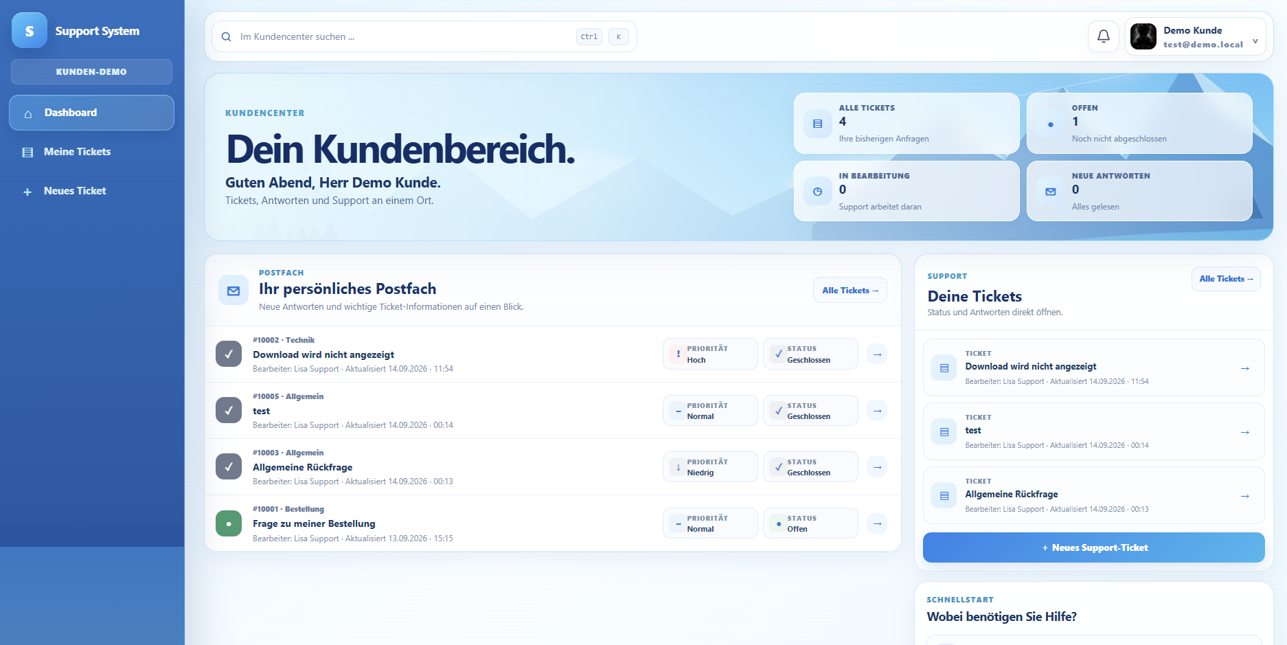 Himmelblau Design – Vorschau